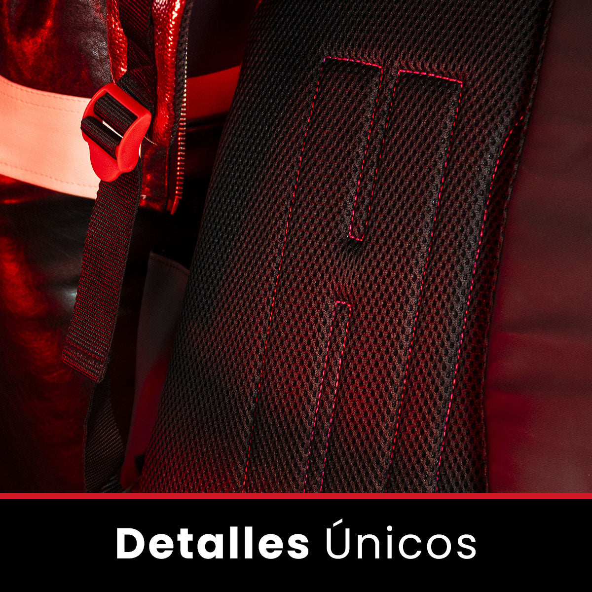 Mochila Harley Quinn Rojo y Negro