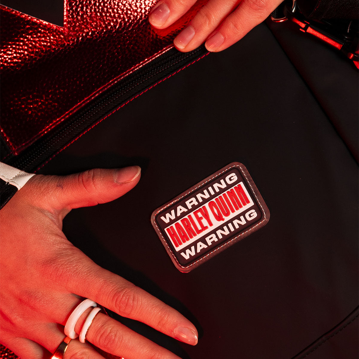 Mochila Harley Quinn Rojo y Negro