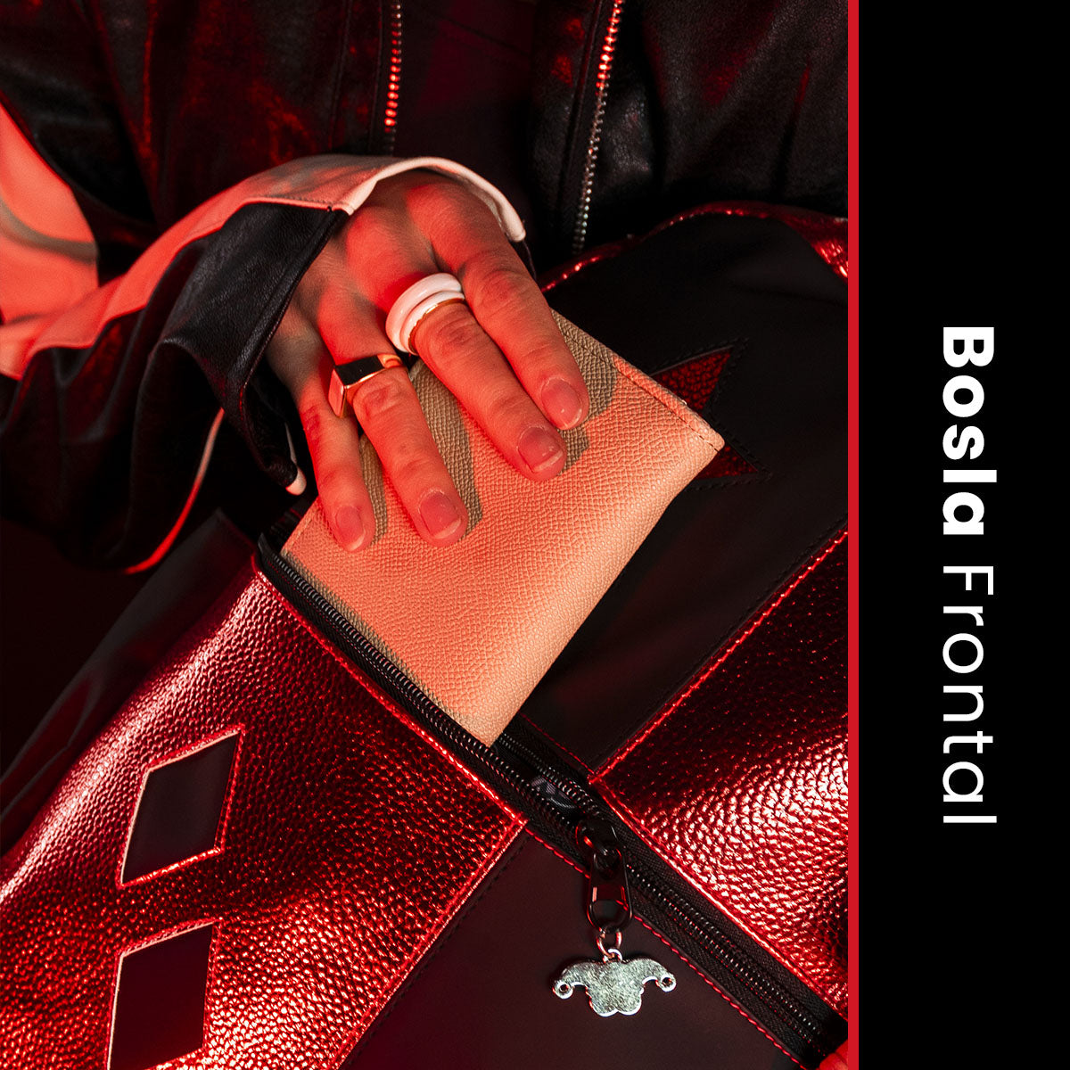 Mochila Harley Quinn Rojo y Negro