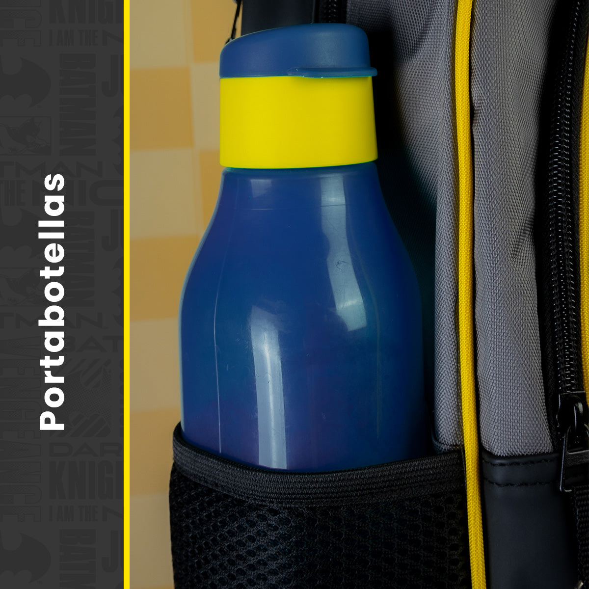 Set Escolar Mochila y Lapicera Batman con Alas