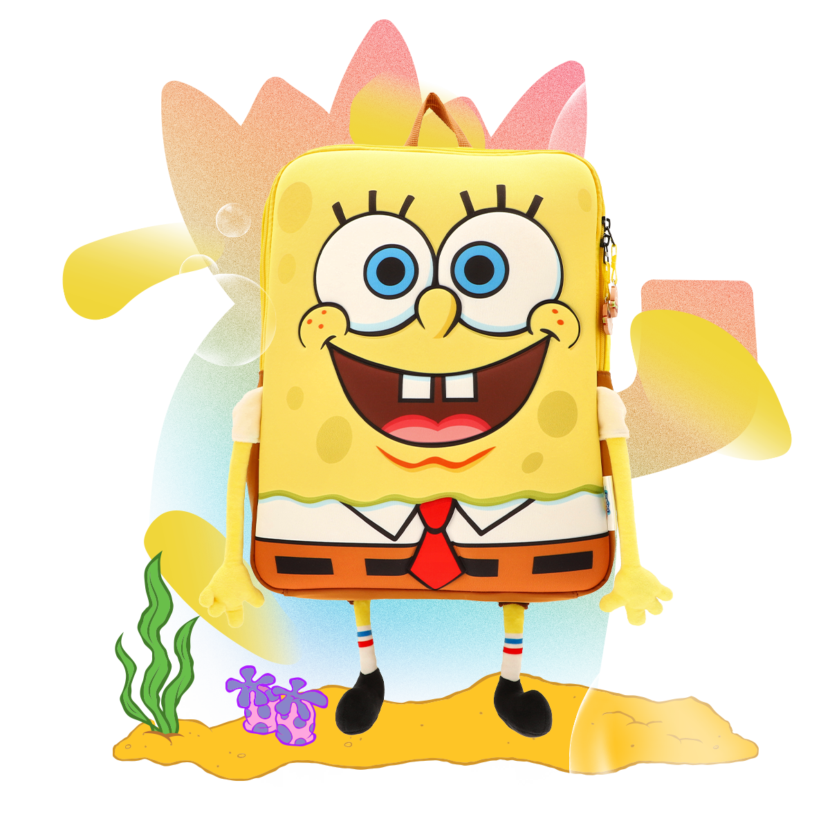 Mochila Bob Esponja con Manitas