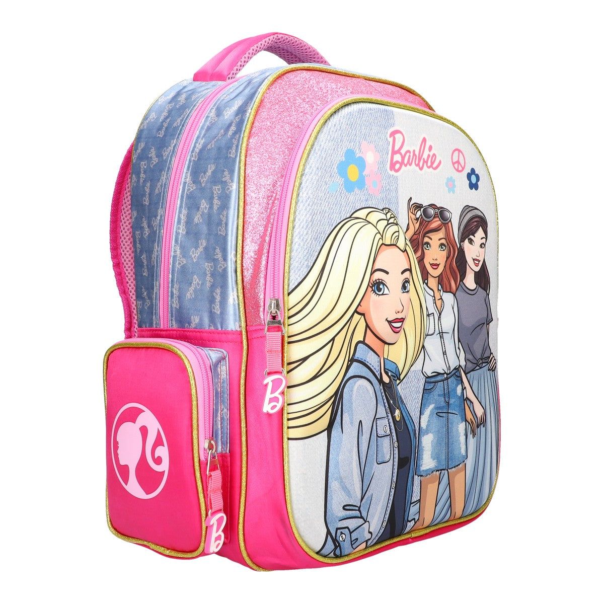 Mochila Escolar Barbie y sus Amigas