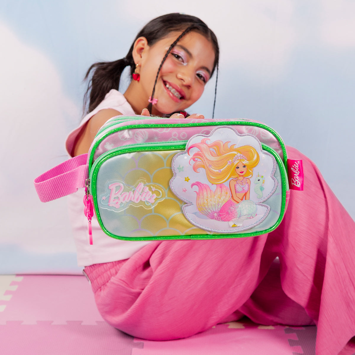 Set Mochila y Estuchera Barbie Sirena