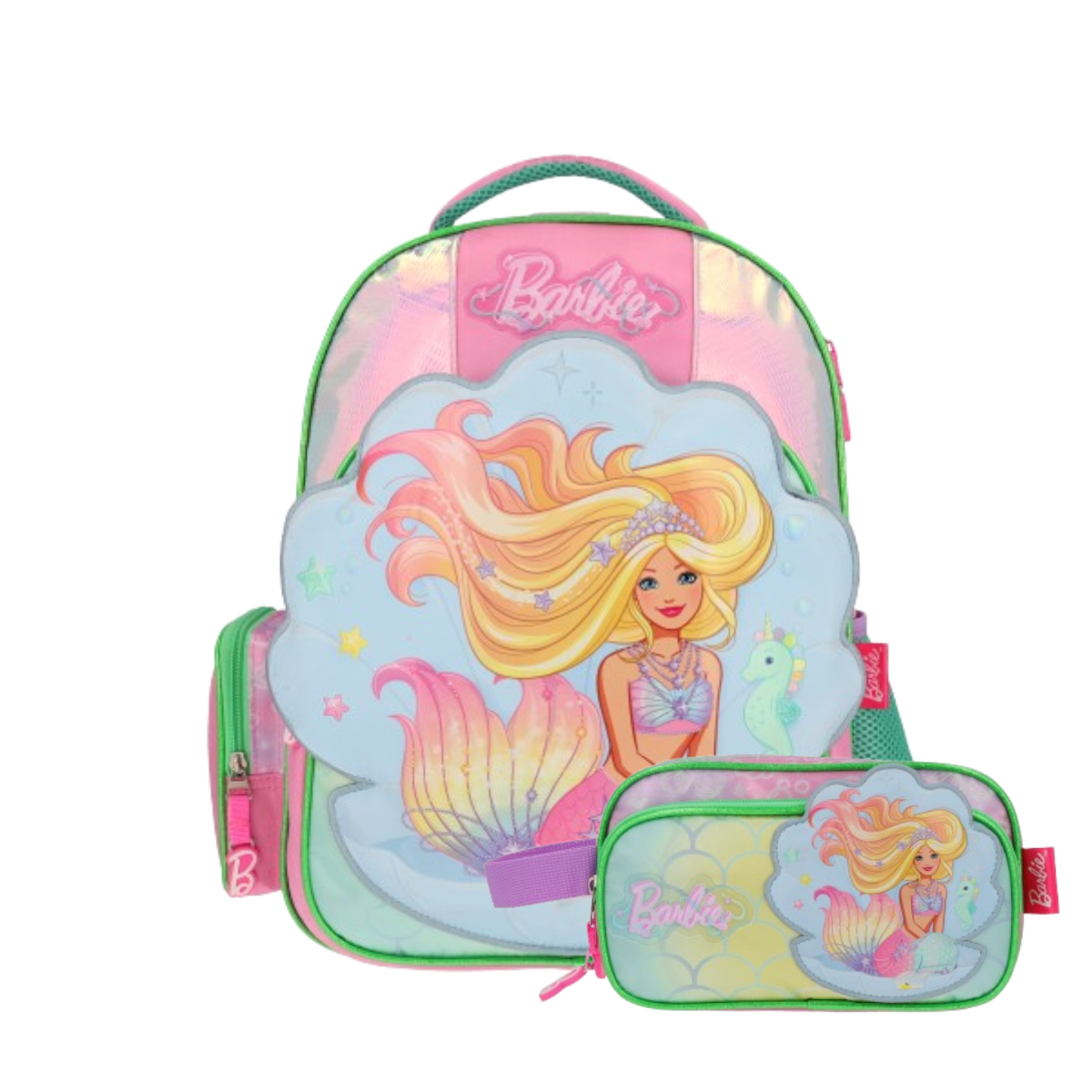Set Mochila y Estuchera Barbie Sirena