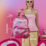 Set Mochila. Lonchera y Estuchera Barbie Pink Fantasy