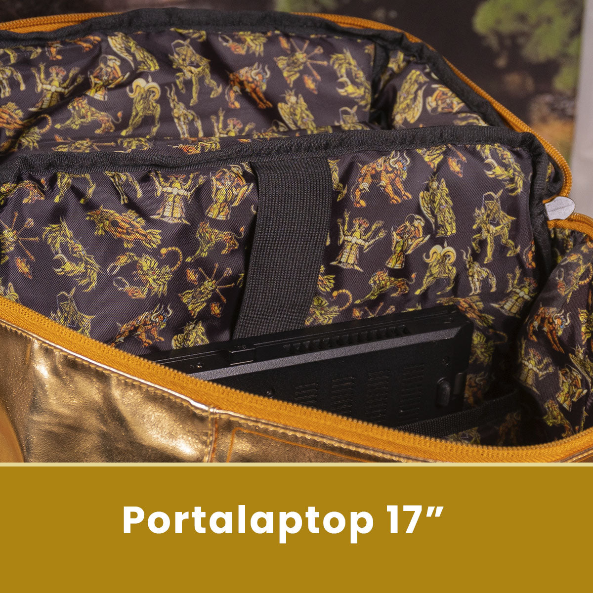 Mochila Armadura Dorada Caballeros del Zodiaco