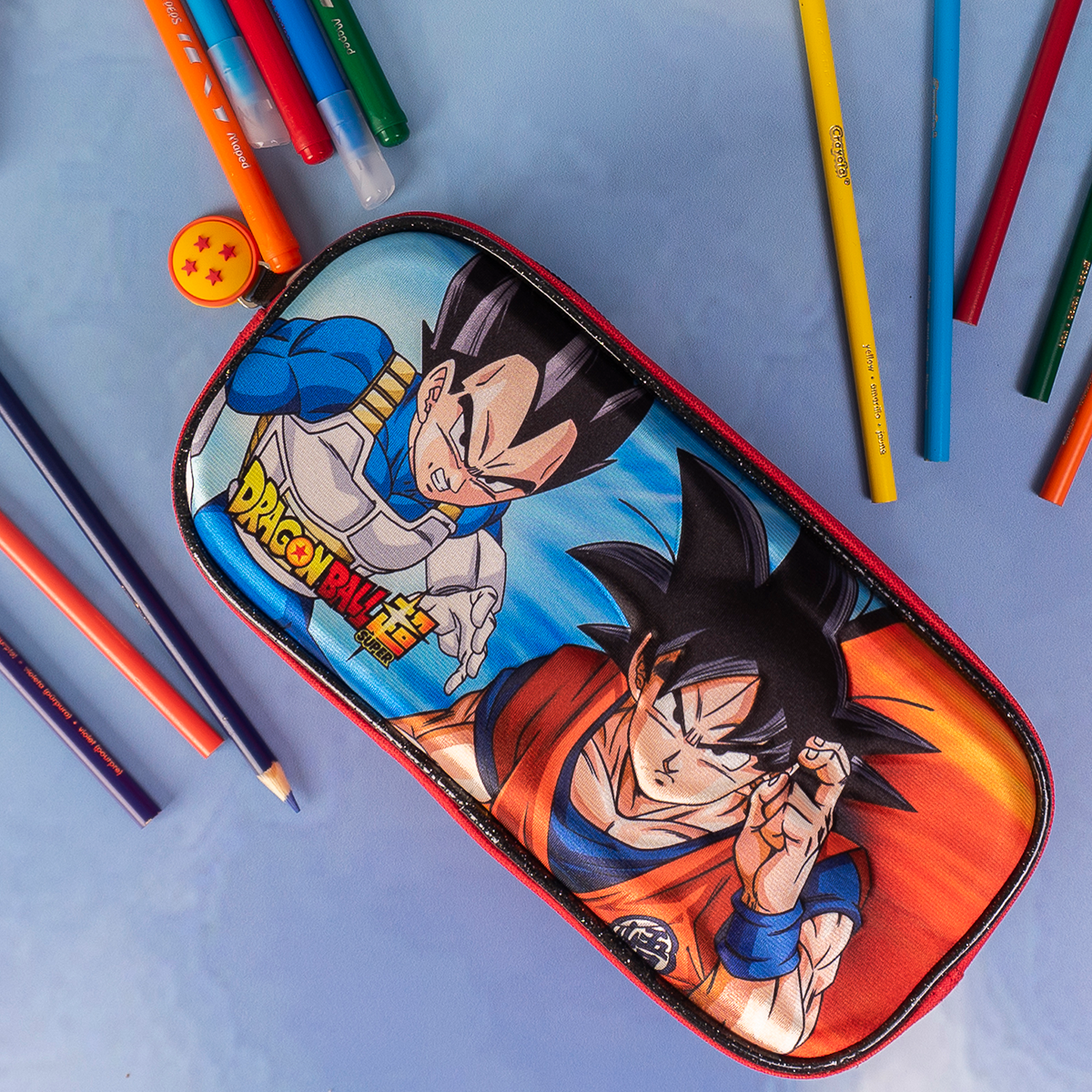 Set Mochila, Lonchera y Lapicera Escolar Dragon Ball Batalla Suprema