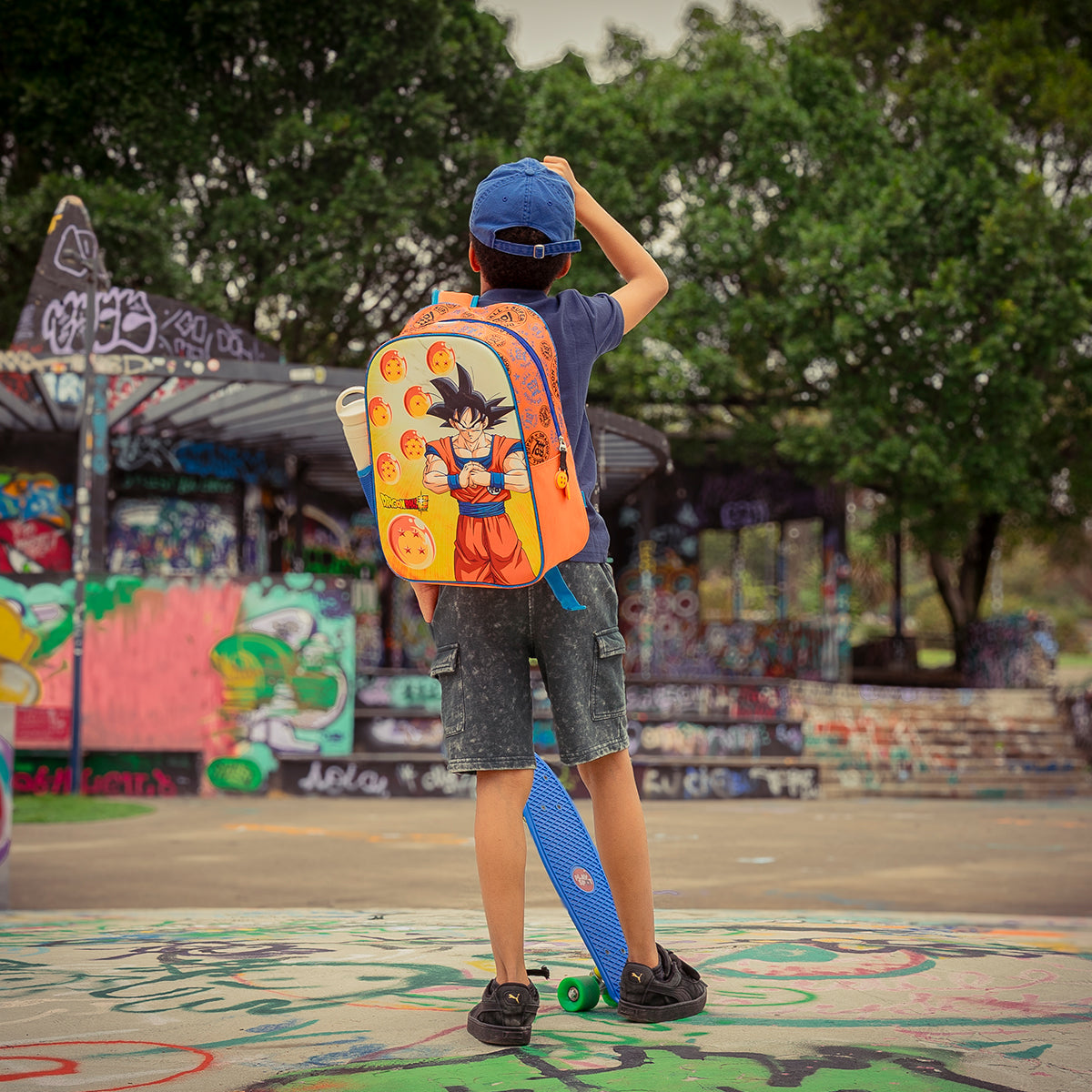 Set Mochila, Lonchera y Lapicera Dragon Ball Esferas del Dragón