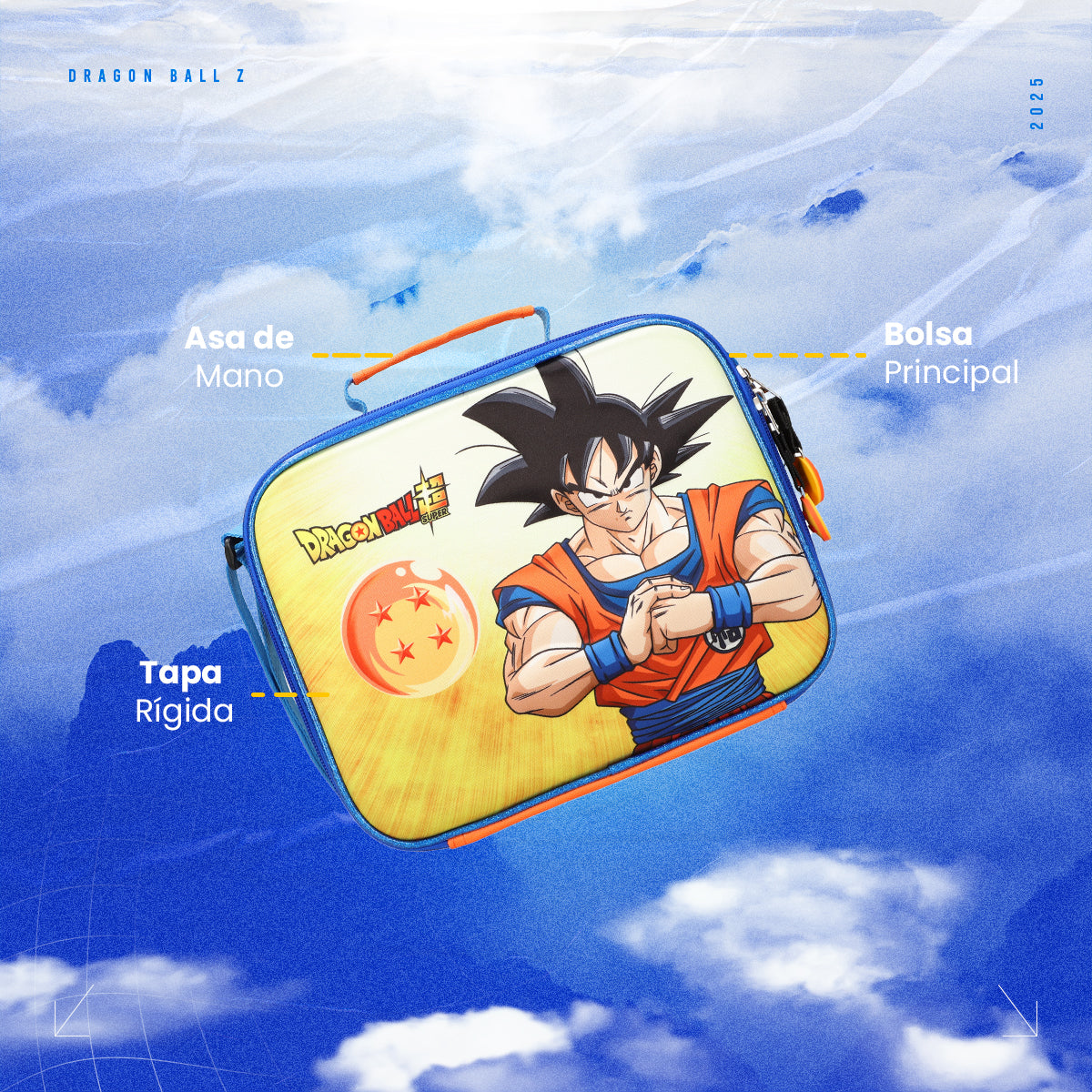 Set Mochila, Lonchera y Lapicera Dragon Ball Esferas del Dragón