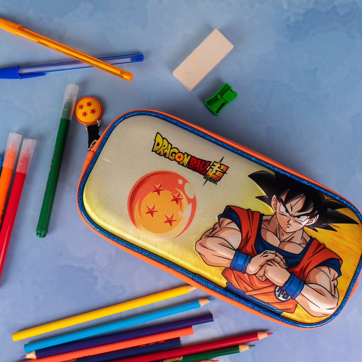 Set Mochila, Lonchera y Lapicera Dragon Ball Esferas del Dragón