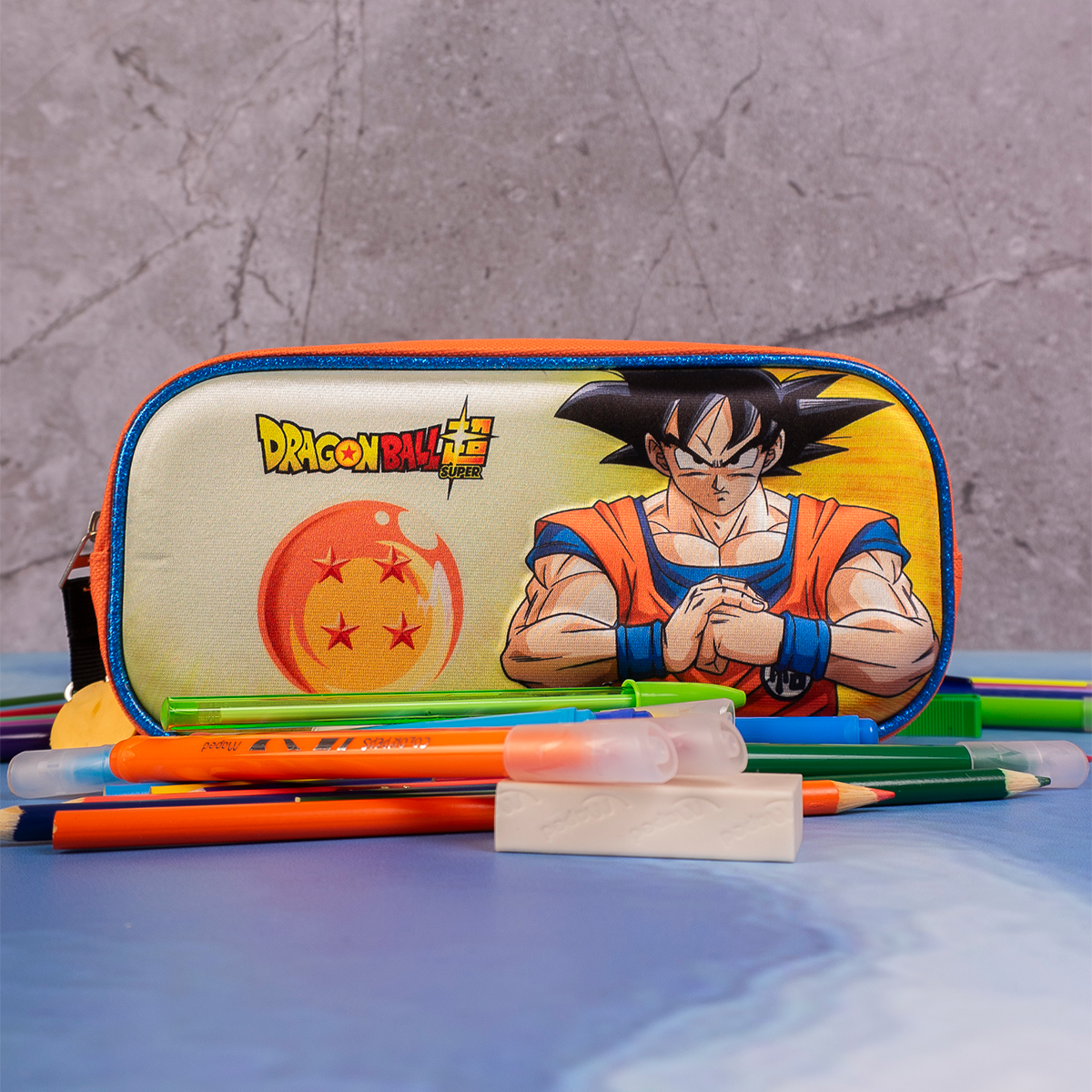 Set Mochila, Lonchera y Lapicera Dragon Ball Esferas del Dragón