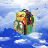 Set Mochila, Lonchera y Estuchera Escolar Dragon Ball Shenlong Legendaria