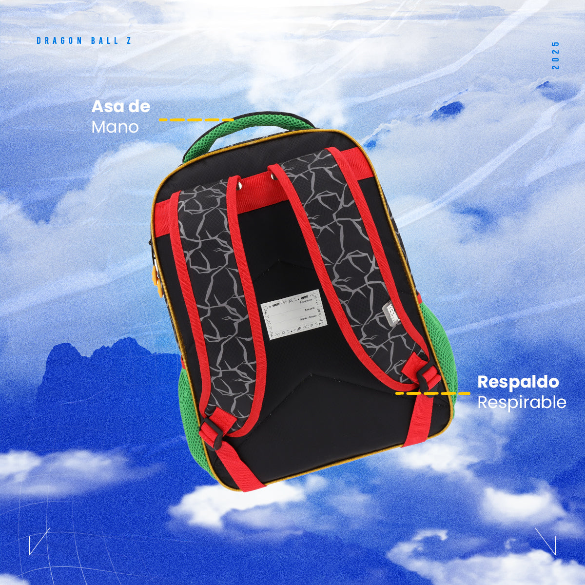 Set Mochila, Lonchera y Estuchera Escolar Dragon Ball Shenlong Legendaria