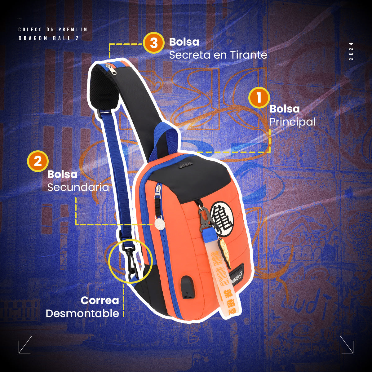 Crossbody Dragon Ball Z 128