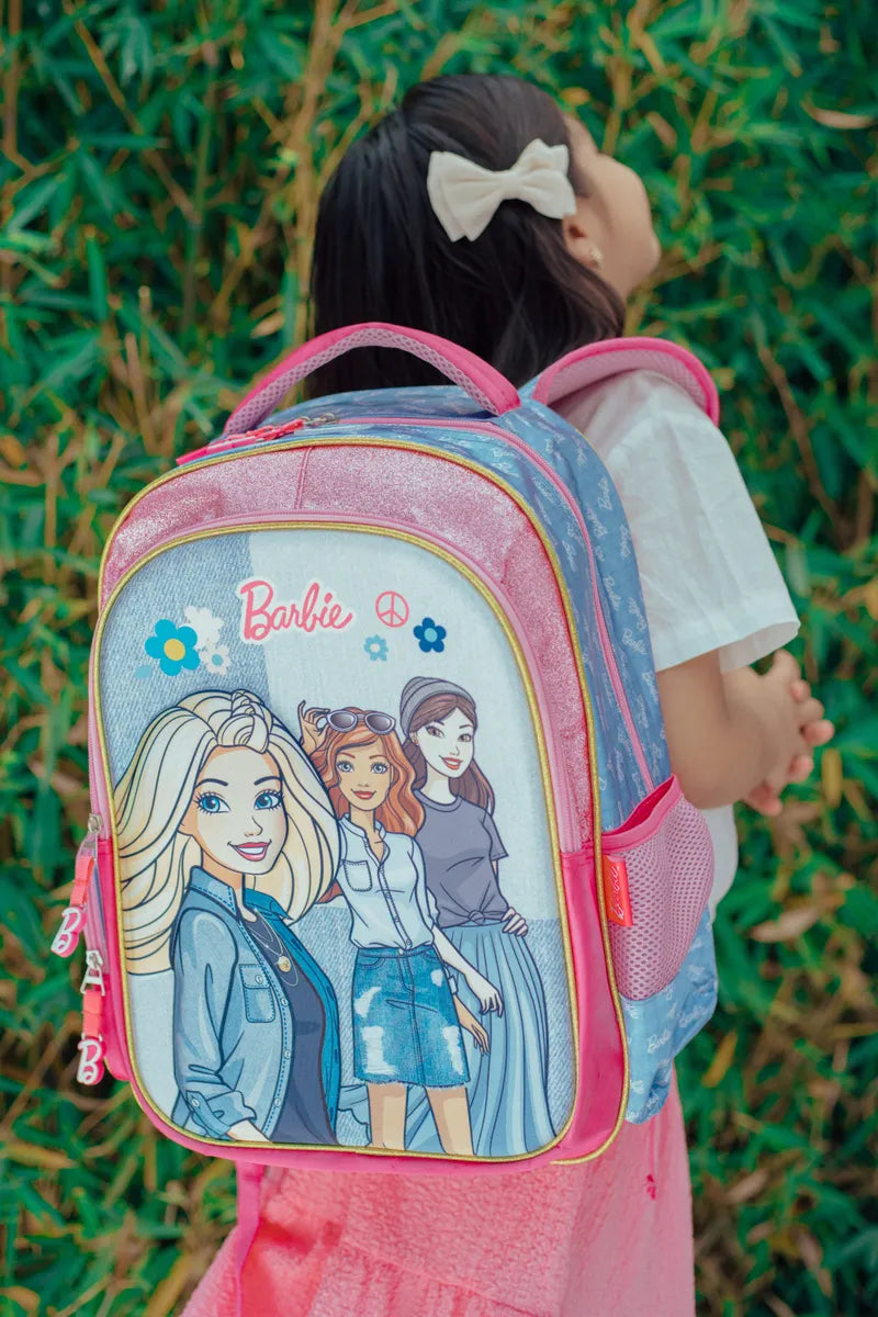Mochila Escolar Barbie y sus Amigas