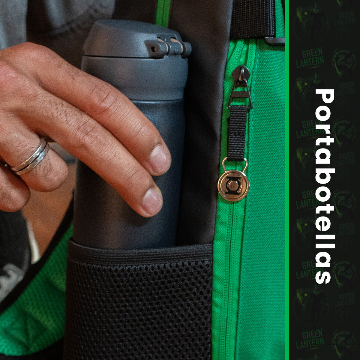 Mochila Linterna Verde - Edicion Limitada