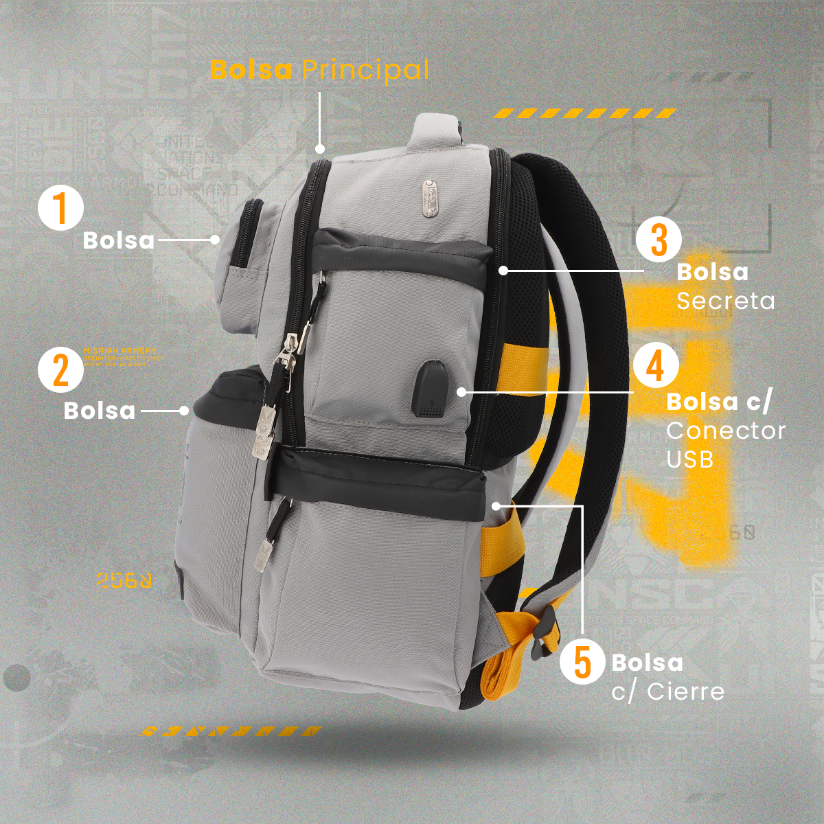 Mochila Halo Táctica UNSC