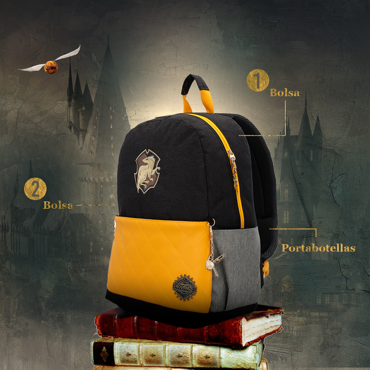 Mochila Hufflepuff Hogwarts Legacy