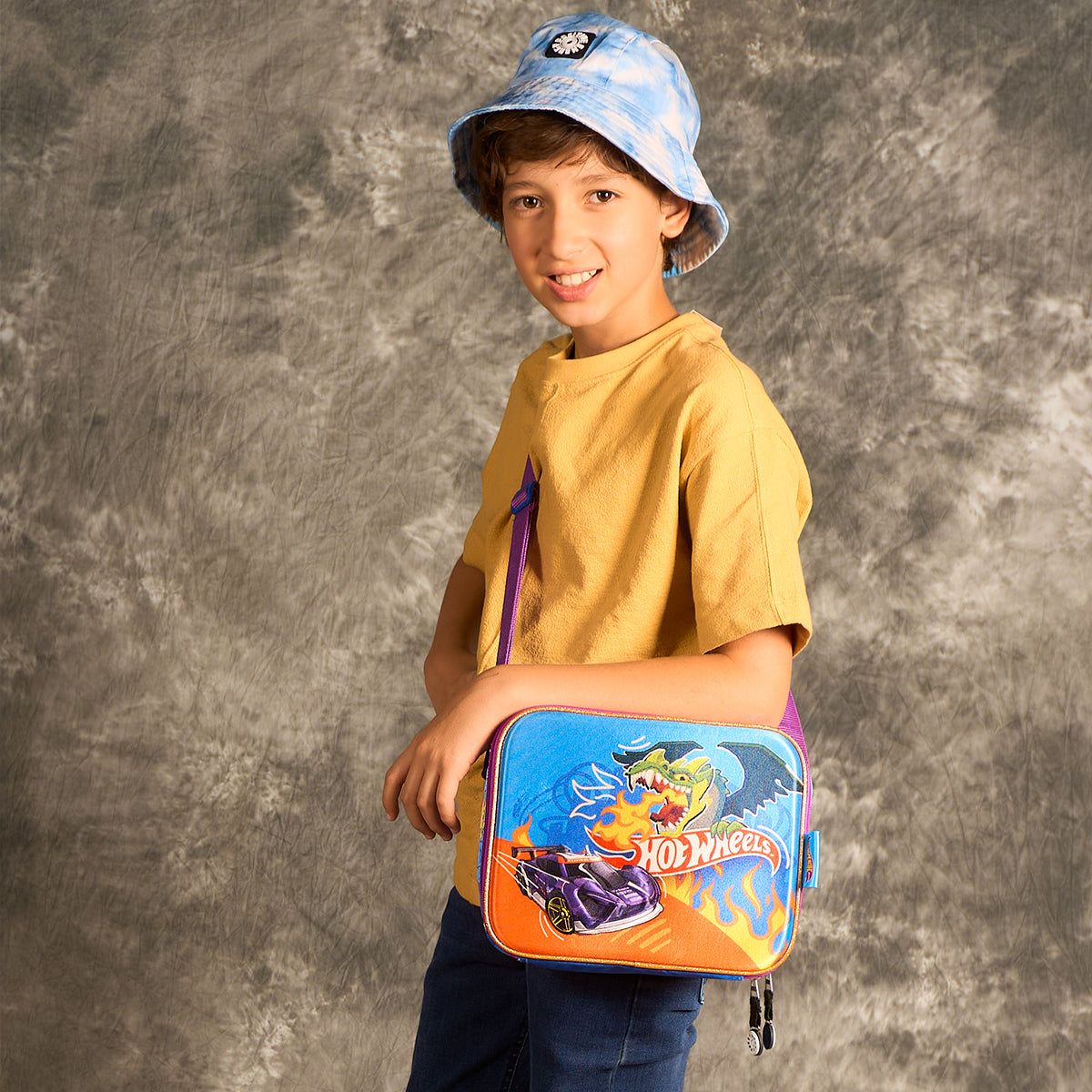 Set Mochila, Lonchera y Lapicera Hot Wheels Nitro Pack