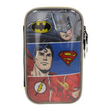 Set Mochila, Lonchera y Estuchera Escolar Justice League