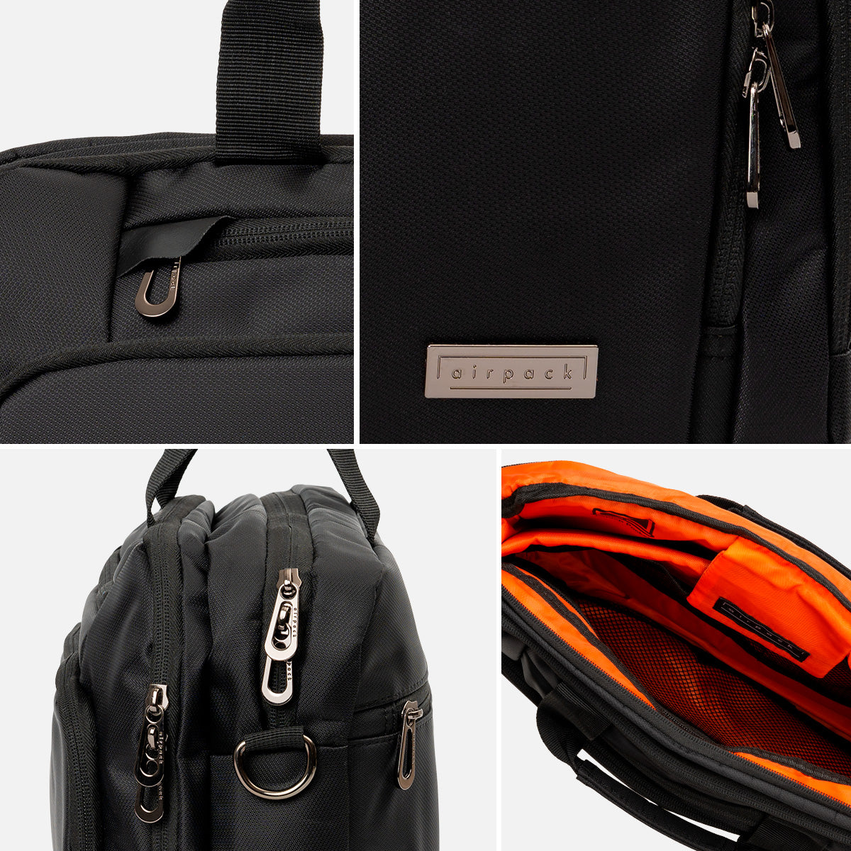 Airpack Briefcase Black Maletin Portafolio