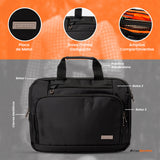 Airpack Briefcase Black Maletin Portafolio