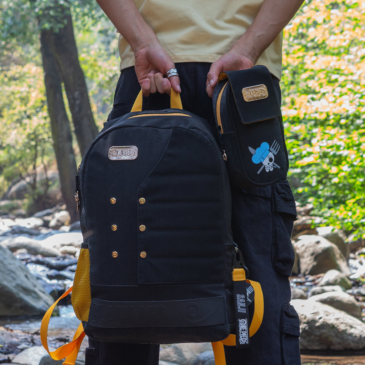 Mochila One Piece Sanji Black Leg