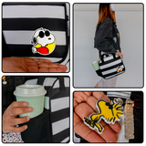 Lonchera Peanuts Snoopy Black and White
