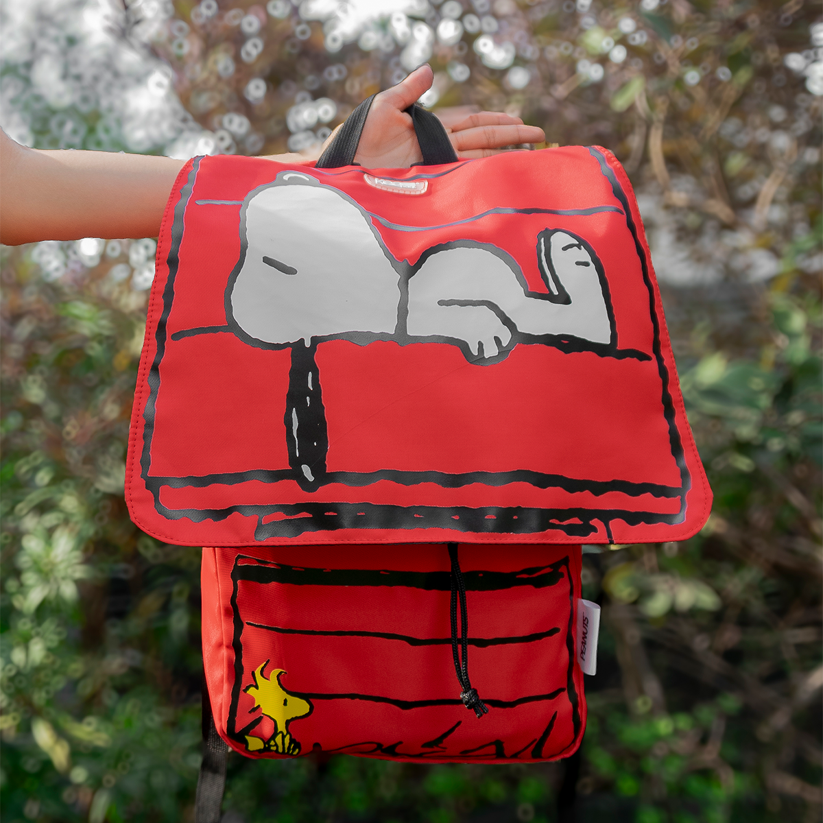 Set Mochila, Lonchera y Lapicera Snoopy Casa Roja
