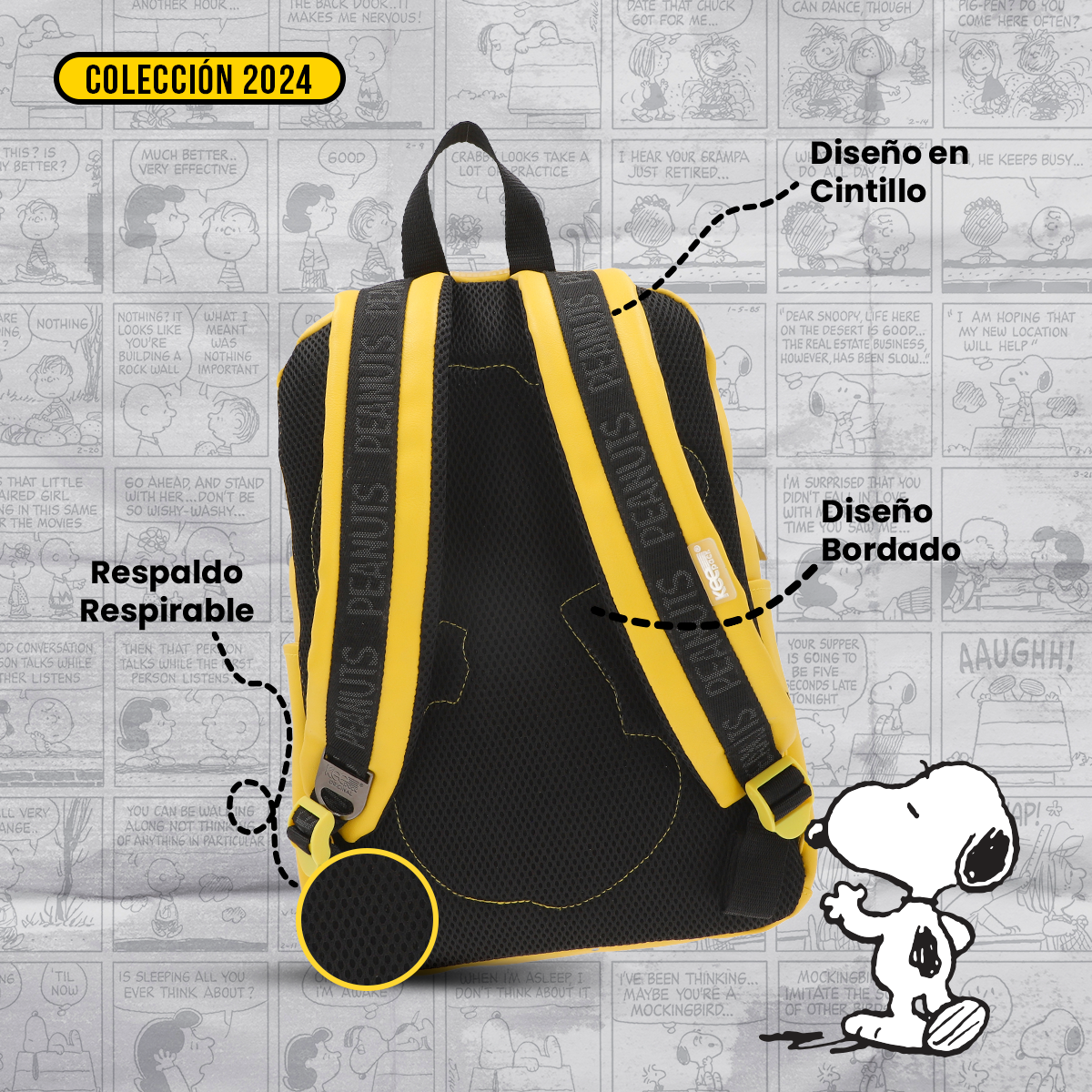Mini Mochila Peanuts Woodstock