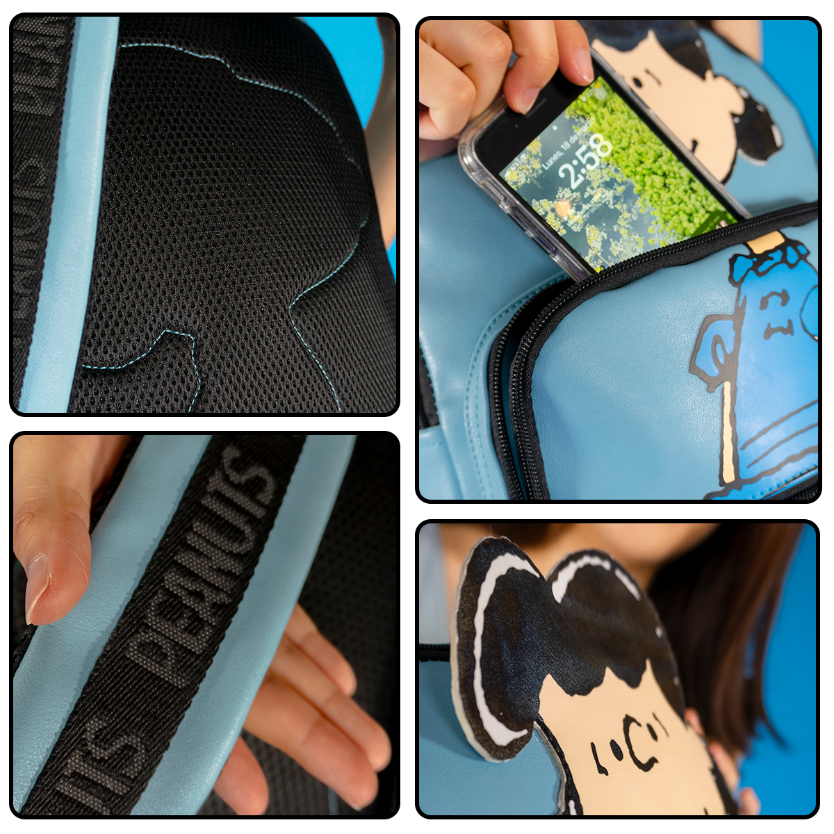 Mini Mochila Peanuts Lucy