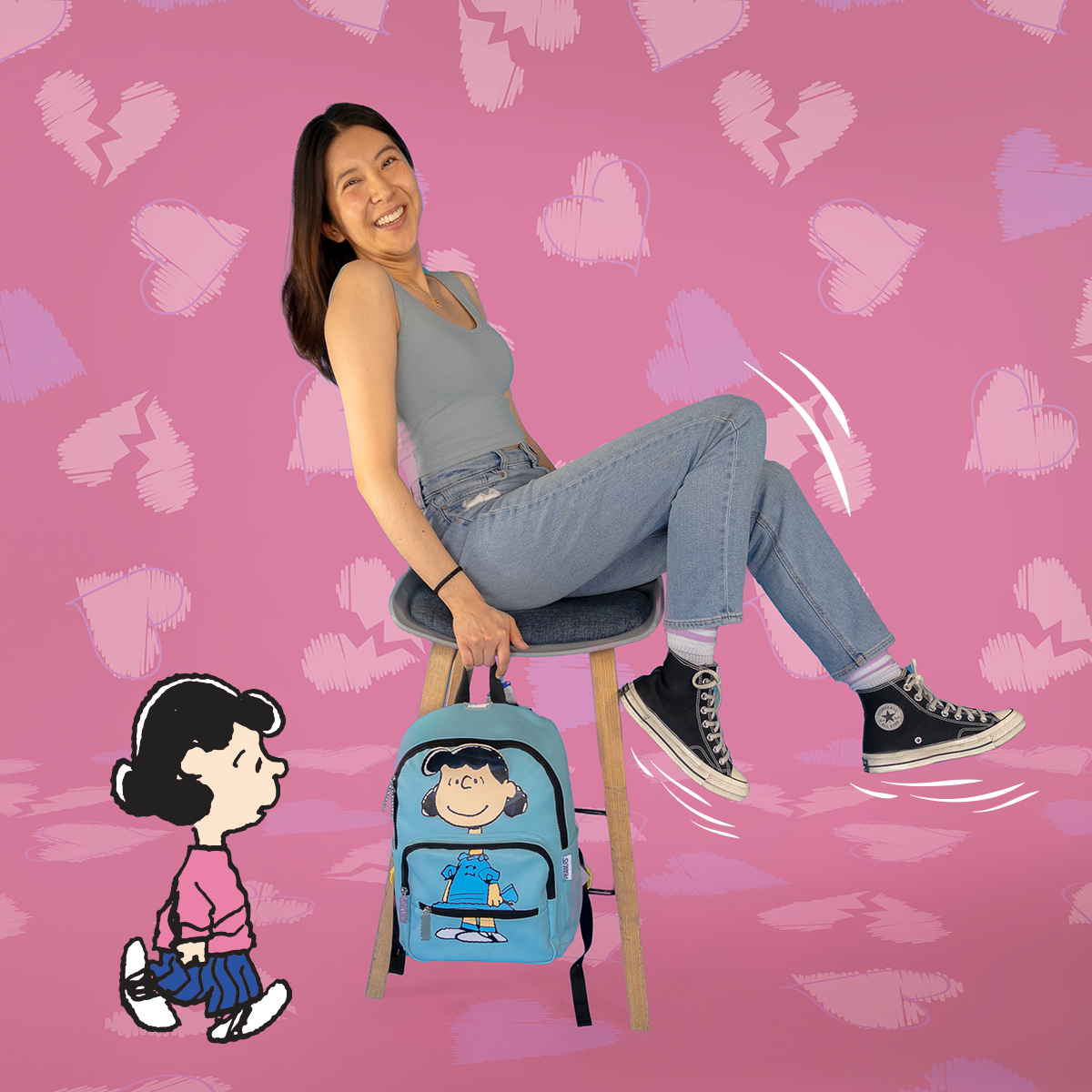 Mini Mochila Peanuts Lucy