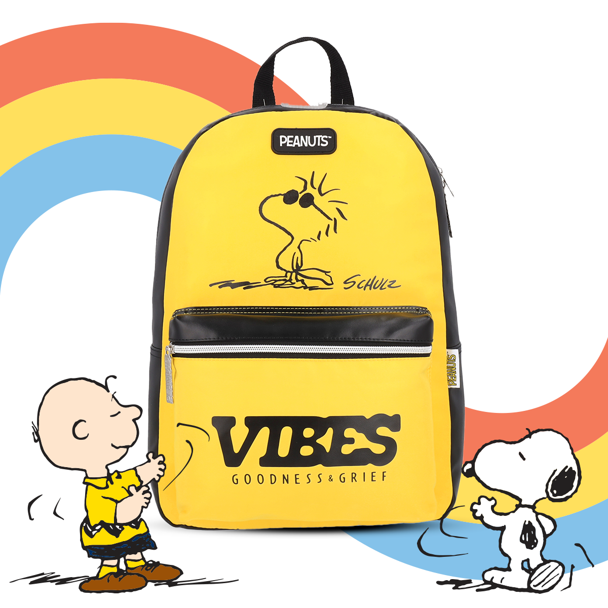 Mochila Peanuts Woodstock Good Vibes