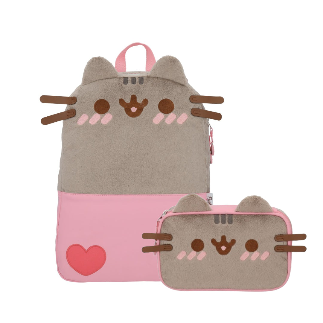 Set Mochila y Estuchera Pusheen Pink Sweet