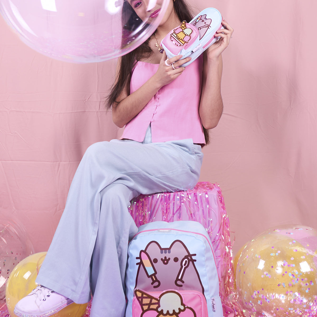 Estuchera Pusheen Ice Cream Time