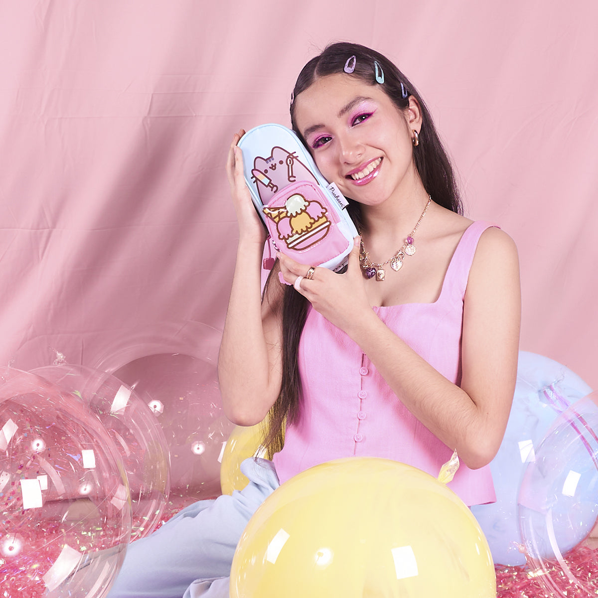 Estuchera Pusheen Ice Cream Time