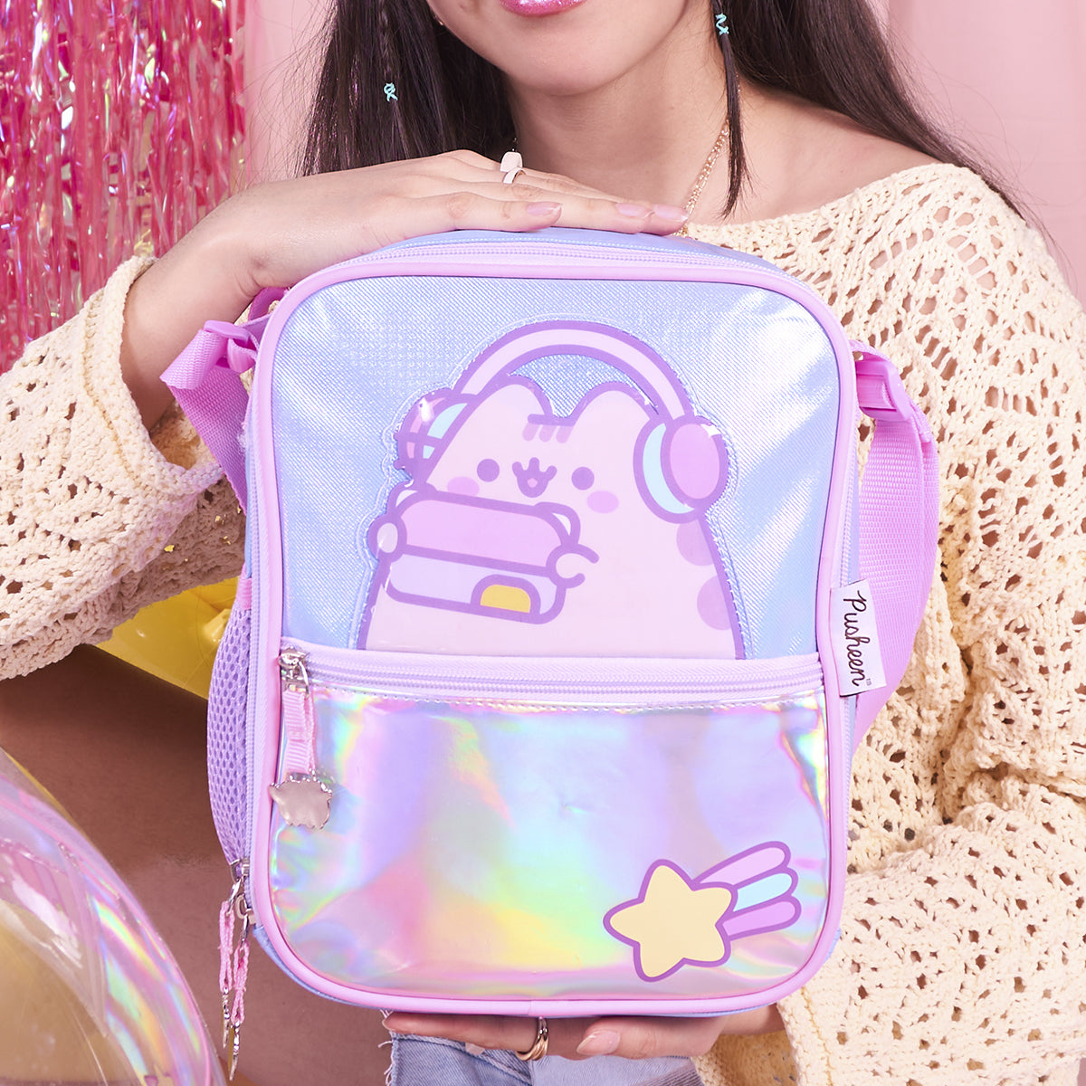 Lonchera Pusheen Music Holográfica