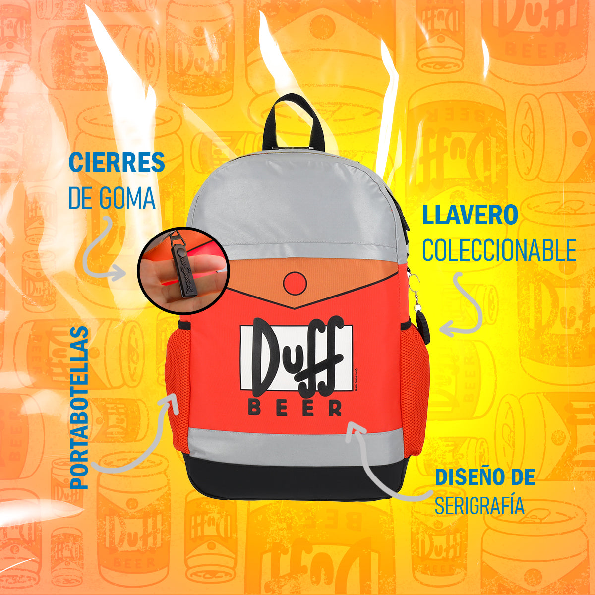 Set Mochila y Lapicera Duff