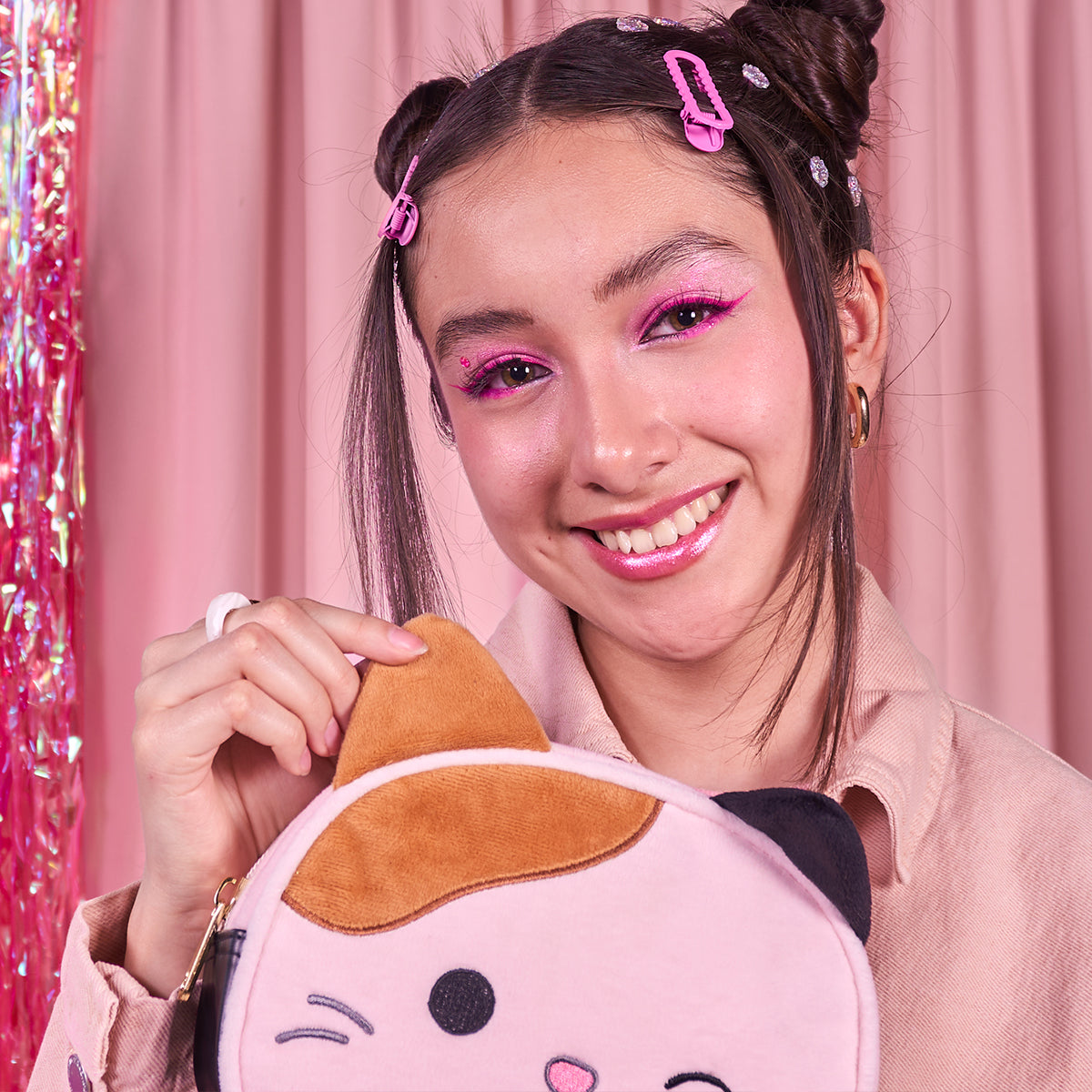 Estuchera Squishmallows Gato Multicolor