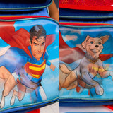 Set Mochila, Lonchera y Estuchera Escolar Superman Krypto Lenticular