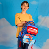 Set Mochila, Lonchera y Estuchera Escolar Superman Krypto Lenticular