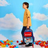 Set Mochila, Lonchera y Estuchera Escolar Superman Krypto Lenticular