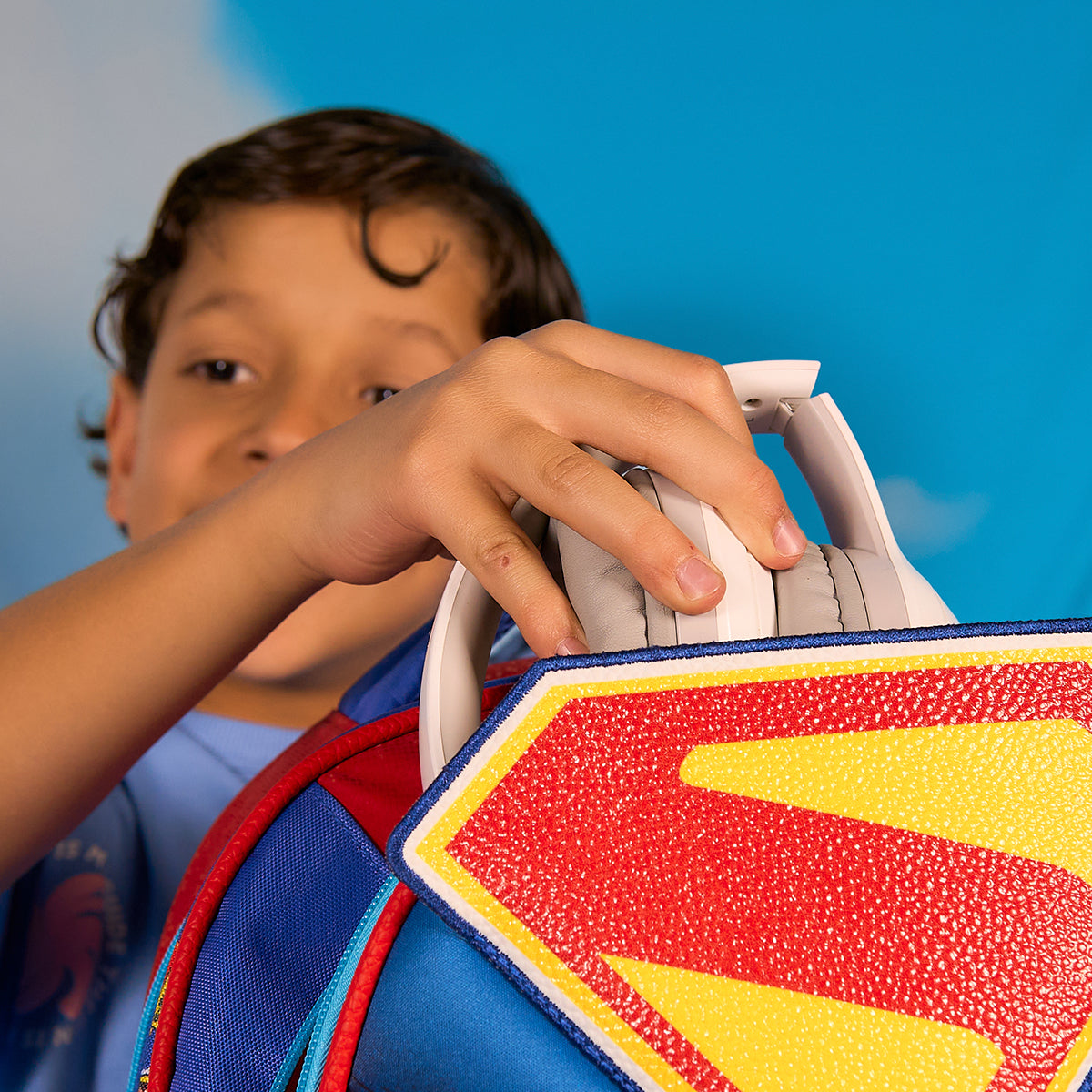 Set Mochila, Lonchera y Estuchera Escolar Superman Hero Armor