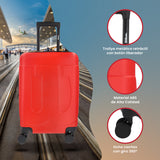 Maleta Mano Viaje Rigida 20in Pulgadas Candado 10kg Wilson (rojo)