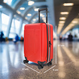 Maleta Mano Viaje Rigida 20in Pulgadas Candado 10kg Wilson (rojo)