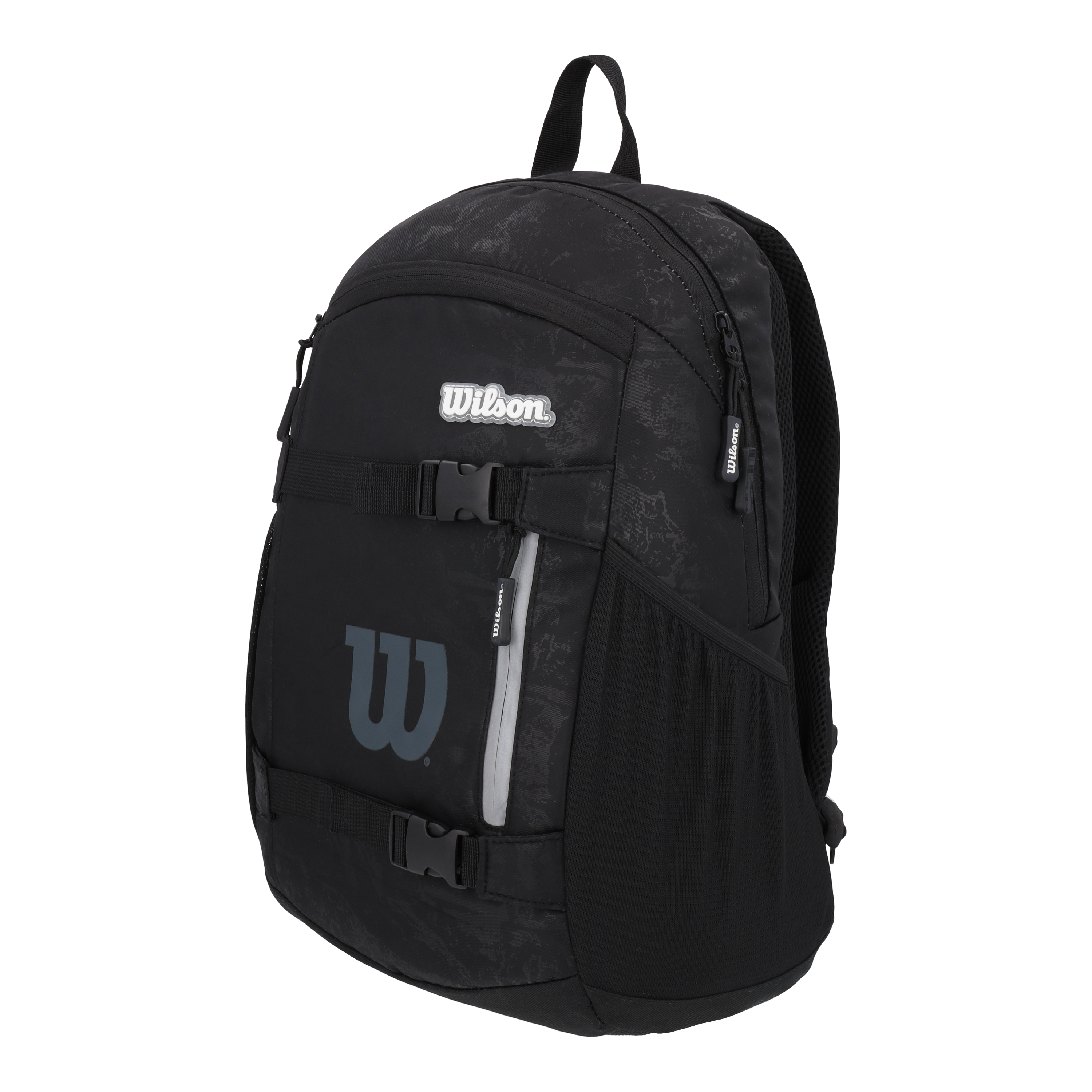 Mochila Wilson Negra con Broches Ajustables