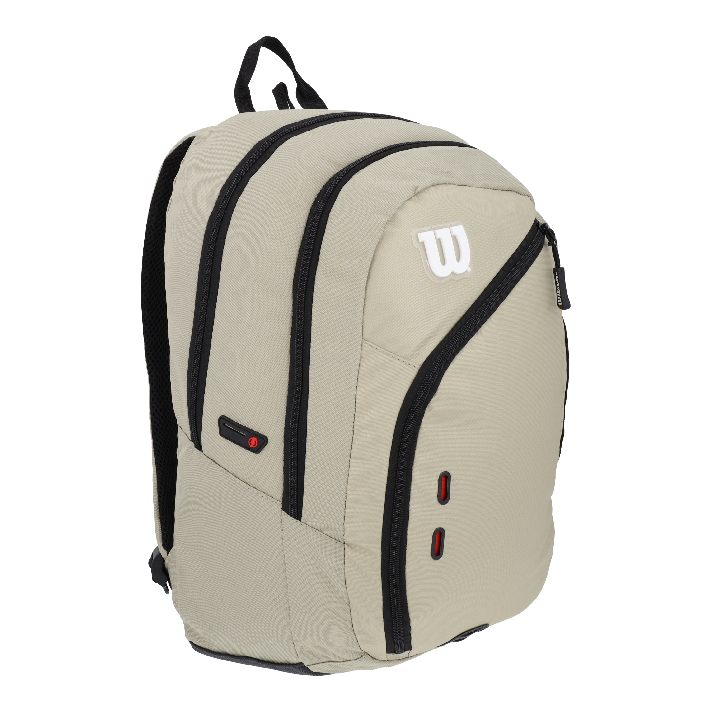 Mochila Wilson Café con Compartimento para Cable
