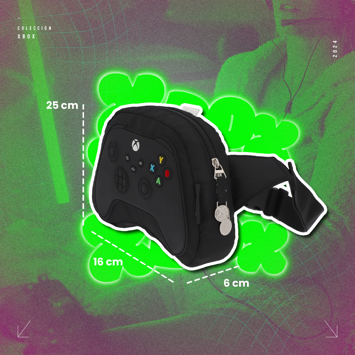 Estuchera Xbox Control Negro