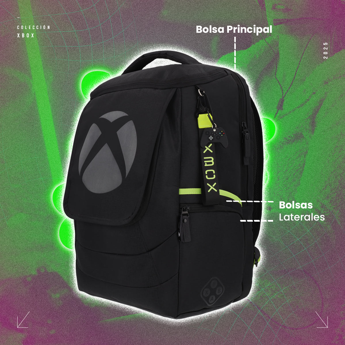 Mochila Xbox Black Game