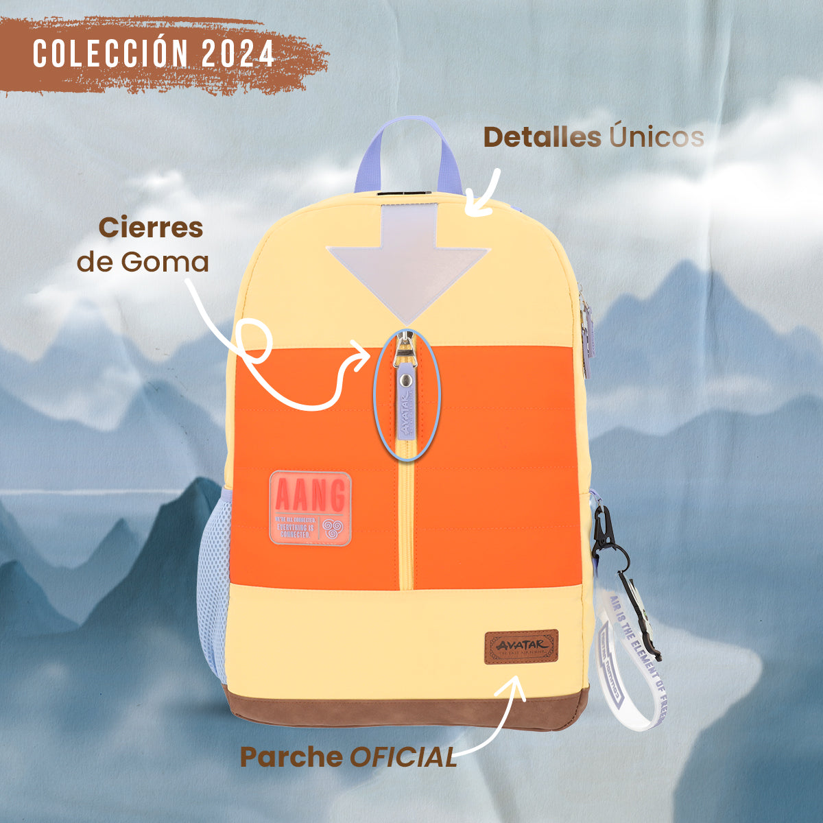 Mochila Avatar Ang Flecha Flourescente